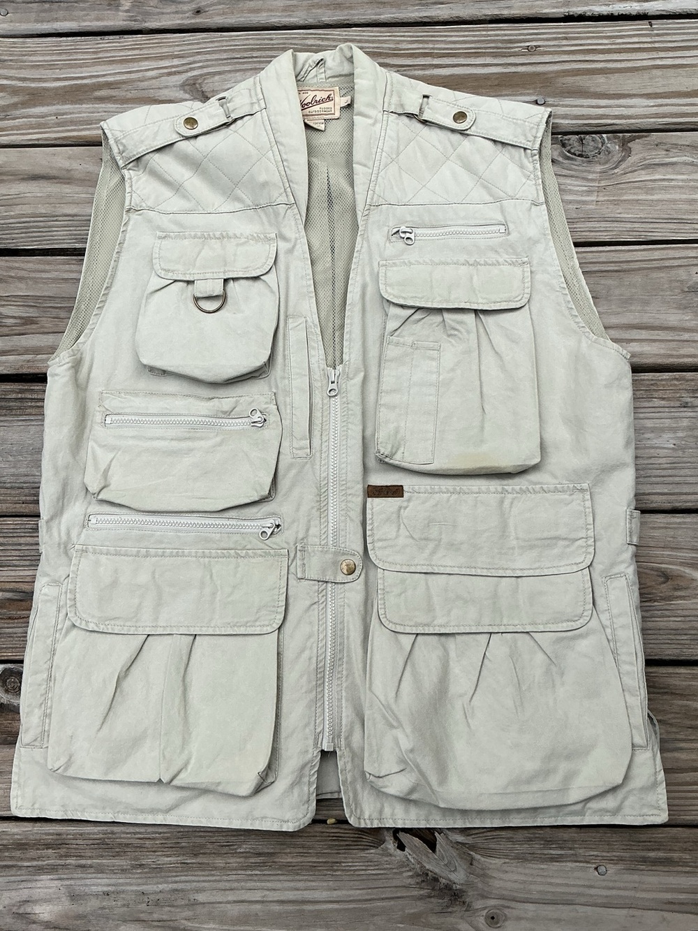 VTG Woolrich Fishing Hunting Vest Size Large